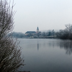Neckar im Winter