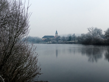 Neckar im Winter