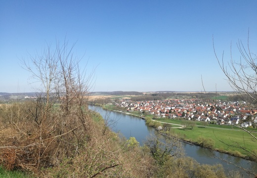 Anhöhe Wimpfen,Blick nach Offenau und weiter nach Gundelsheim